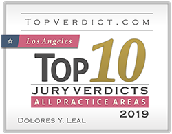 TopVerdict.com | Los Angeles Top 10 Jury Verdicts | All Practice Areas | 2019 | Delores Y. Leal